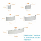Aplique LED de pared exterior e interior impermeable