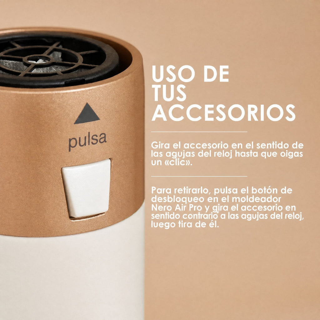 Styler para el pelo 5 en 1 con rizador automático, secador y cepillo alisador