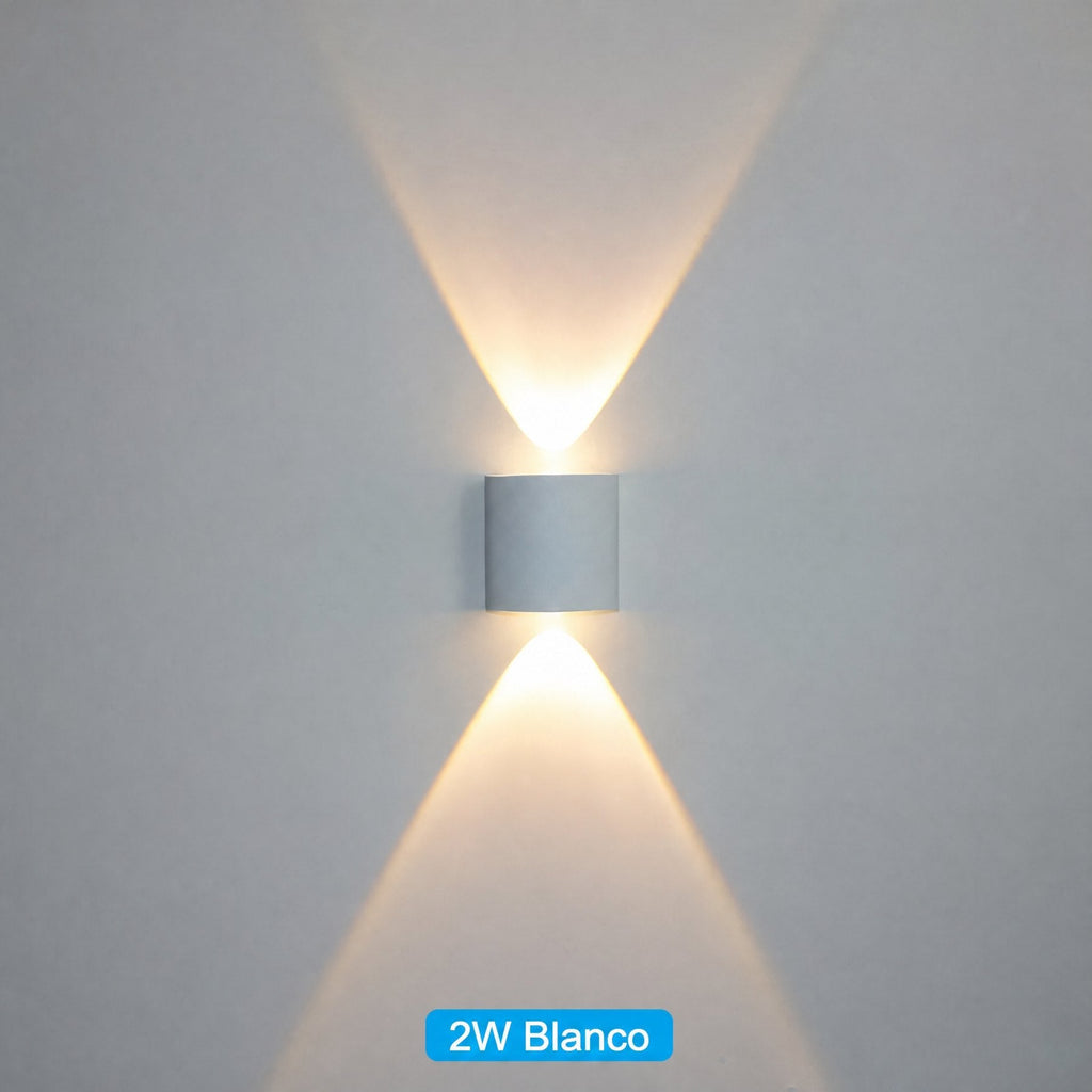 Aplique LED de pared exterior e interior impermeable