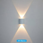 Aplique LED de pared exterior e interior impermeable