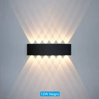 Aplique LED de pared exterior e interior impermeable
