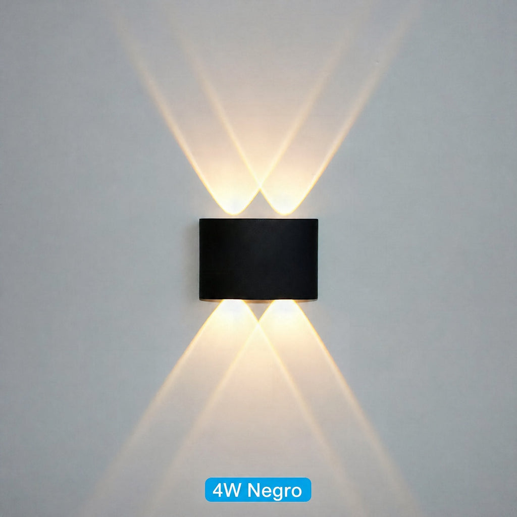 Aplique LED de pared exterior e interior impermeable
