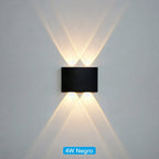 Aplique LED de pared exterior e interior impermeable
