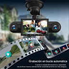 Cámara de coche 4 canales FHD con visión 360°