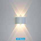 Aplique LED de pared exterior e interior impermeable