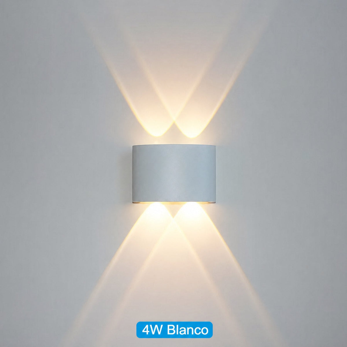 Aplique LED de pared exterior e interior impermeable