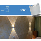 Aplique LED de pared exterior e interior impermeable