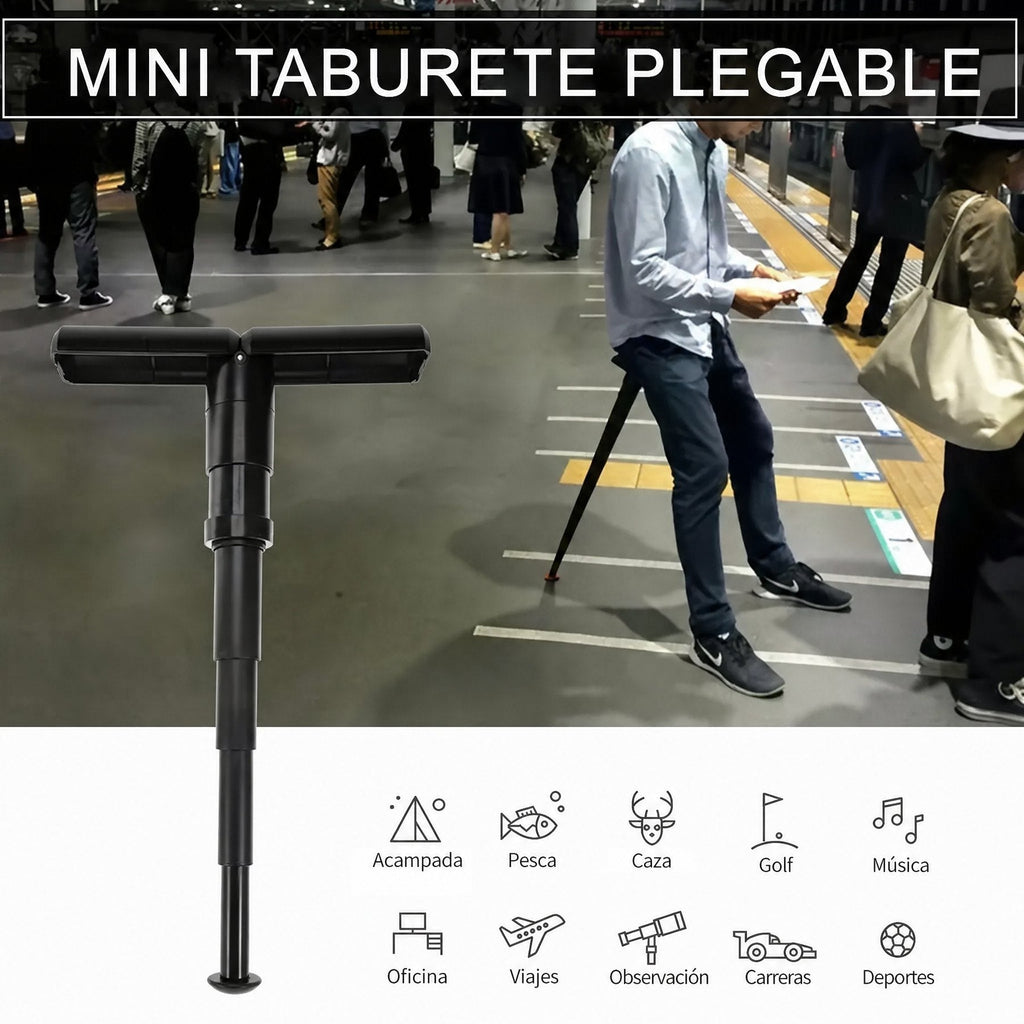 Silla plegable portátil mini para colas y exteriores