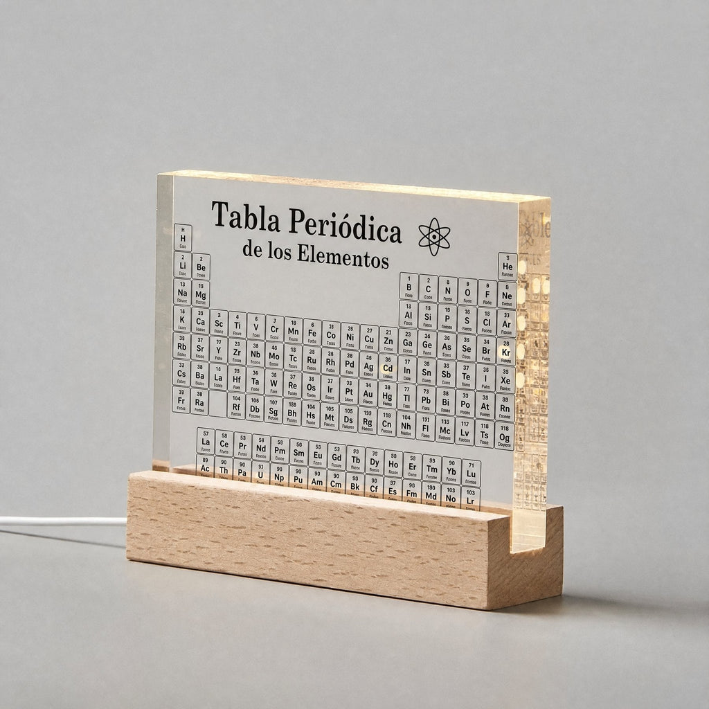 Tabla periódica de los elementos reales