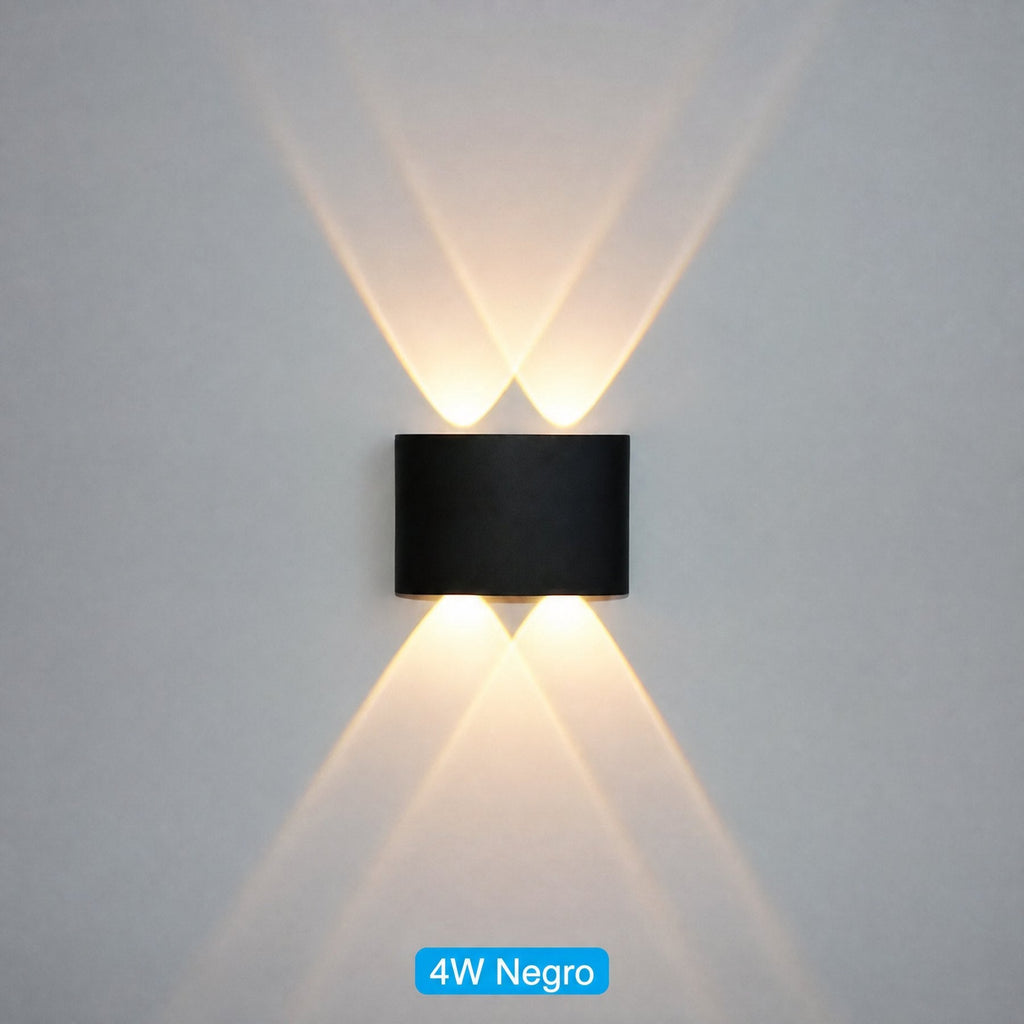 Aplique LED de pared exterior e interior impermeable