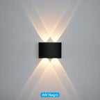 Aplique LED de pared exterior e interior impermeable