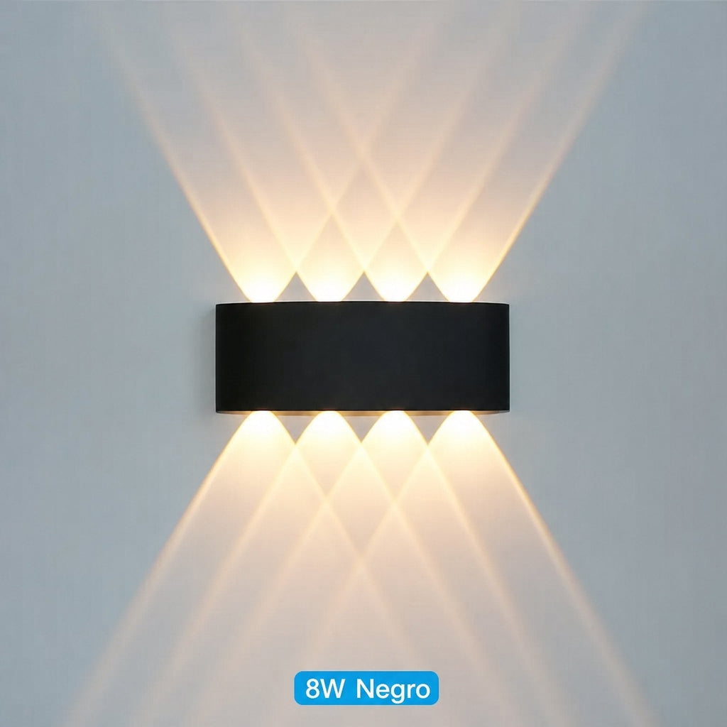 Aplique LED de pared exterior e interior impermeable