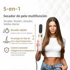 Styler para el pelo 5 en 1 con rizador automático, secador y cepillo alisador