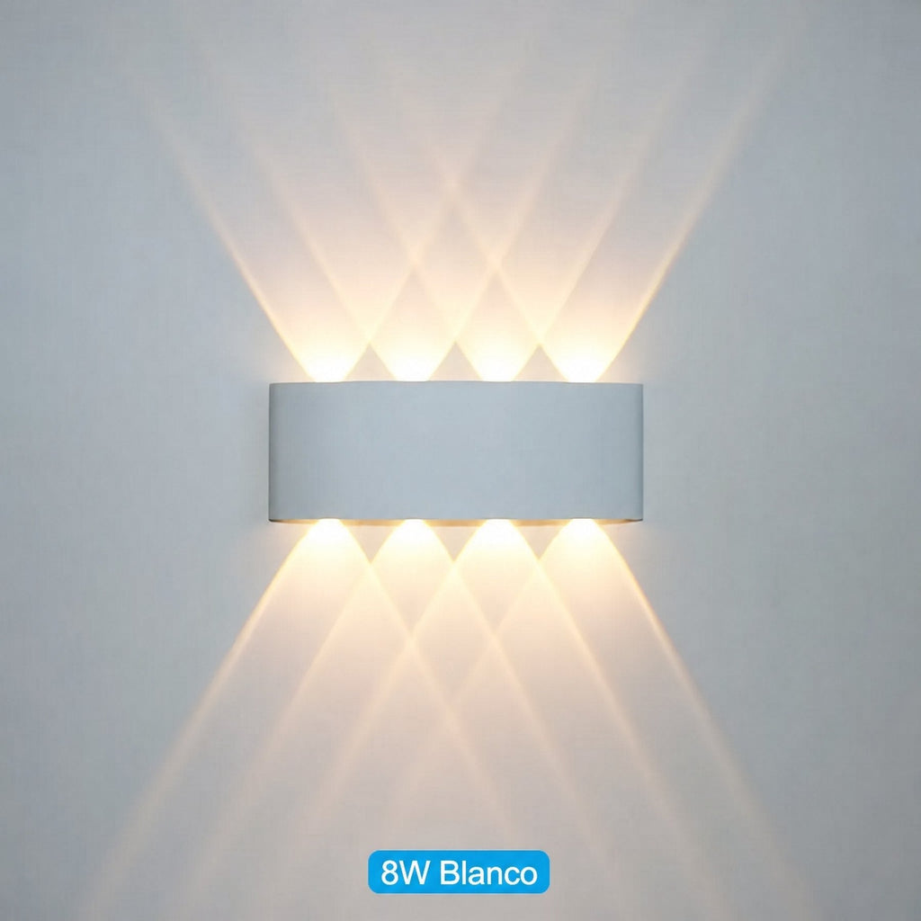 Aplique LED de pared exterior e interior impermeable