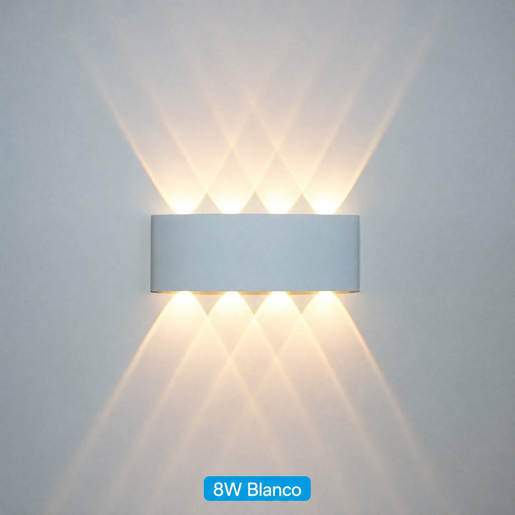 Aplique LED de pared exterior e interior impermeable