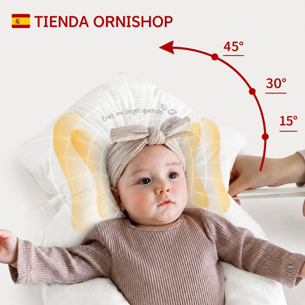 Cojín Ergonómico de Descanso para Bebés