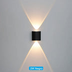 Aplique LED de pared exterior e interior impermeable