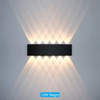 Aplique LED de pared exterior e interior impermeable