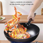 Sartén de hierro antiadherente