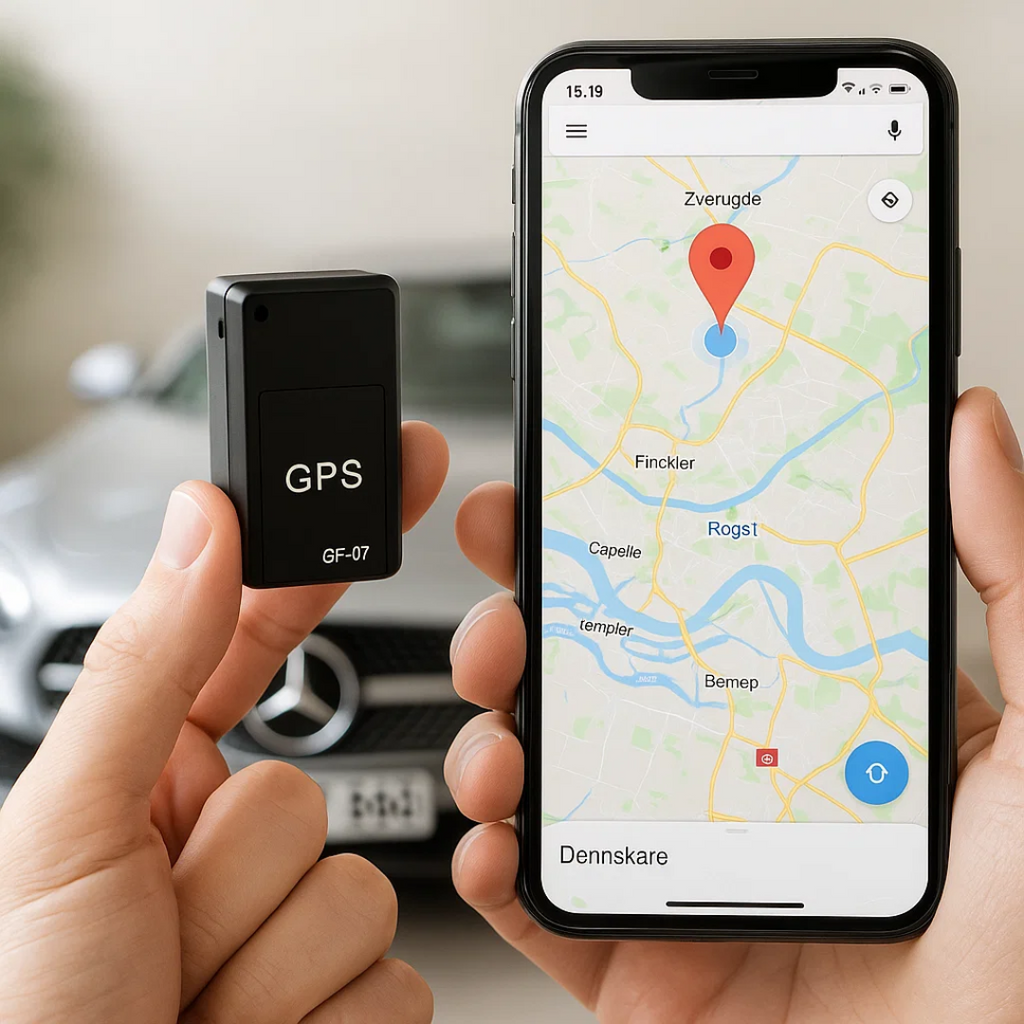 Mini localizador GPS con sonido, imán y seguimiento en tiempo real