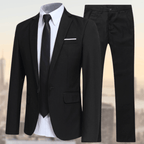 Traje de negocio entallado y refinado