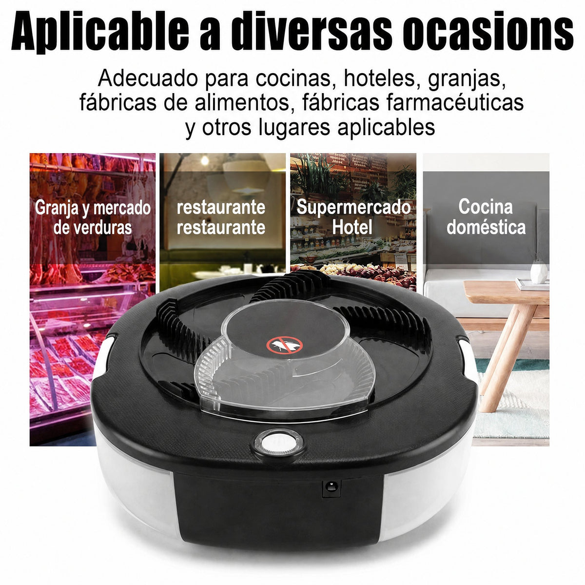Trampa eléctrica para moscas