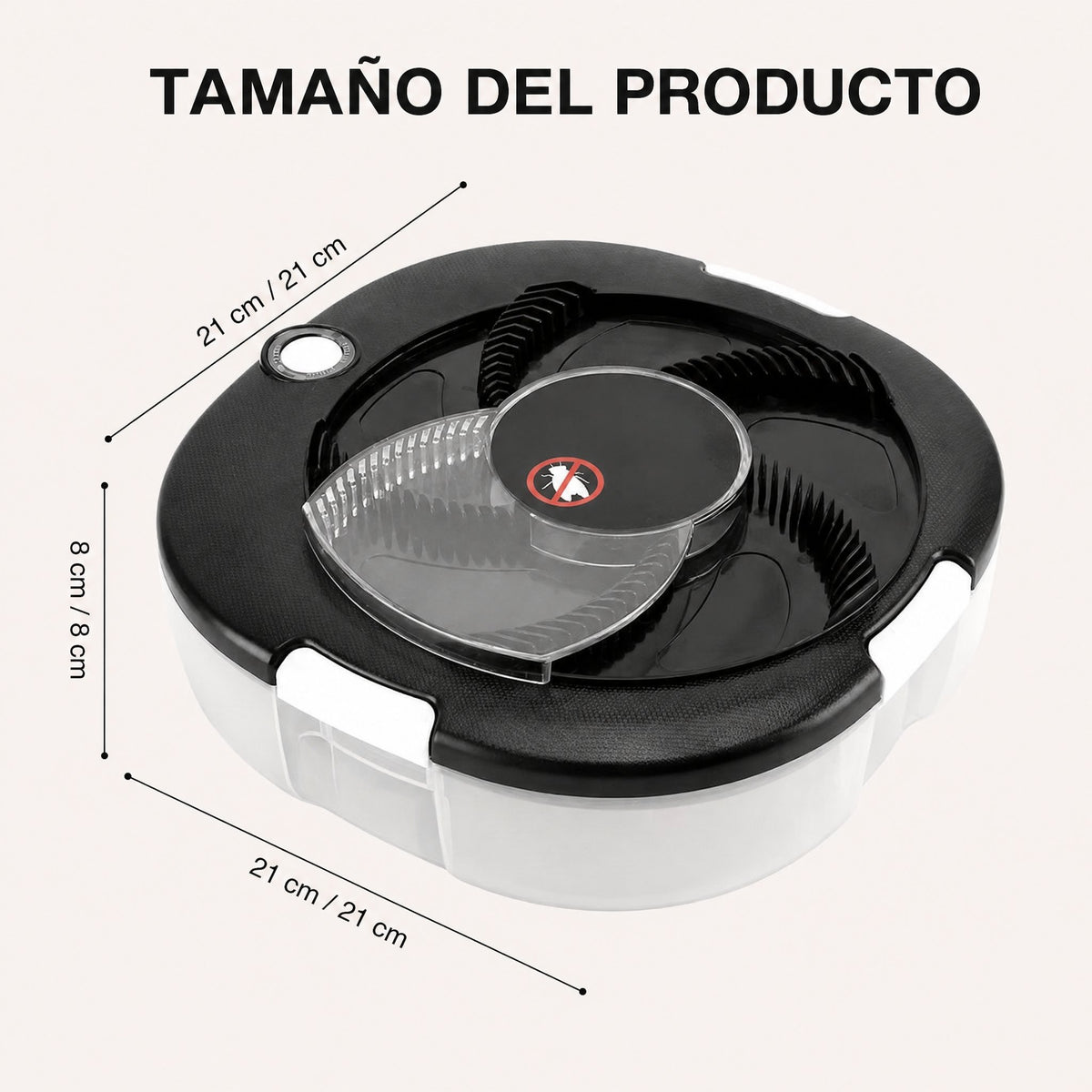 Trampa eléctrica para moscas