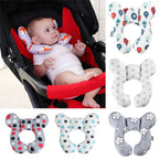 Almohada de apoyo para cabeza y cuello en forma de U para bebés, ideal para viajes.