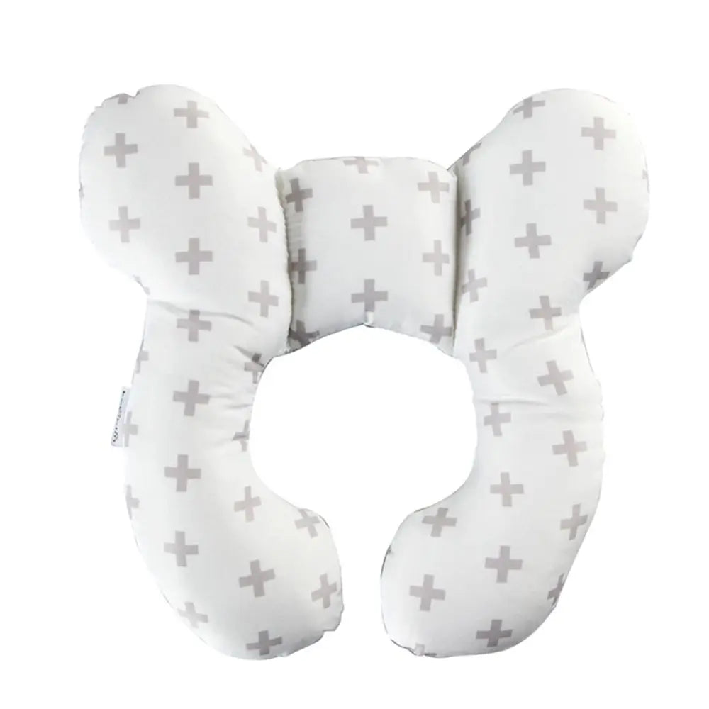 Almohada de apoyo para cabeza y cuello en forma de U para bebés, ideal para viajes.