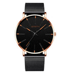 Herren Ultra-dünne Anzugsuhr – Estilo elegante, minimalista y zeitloser