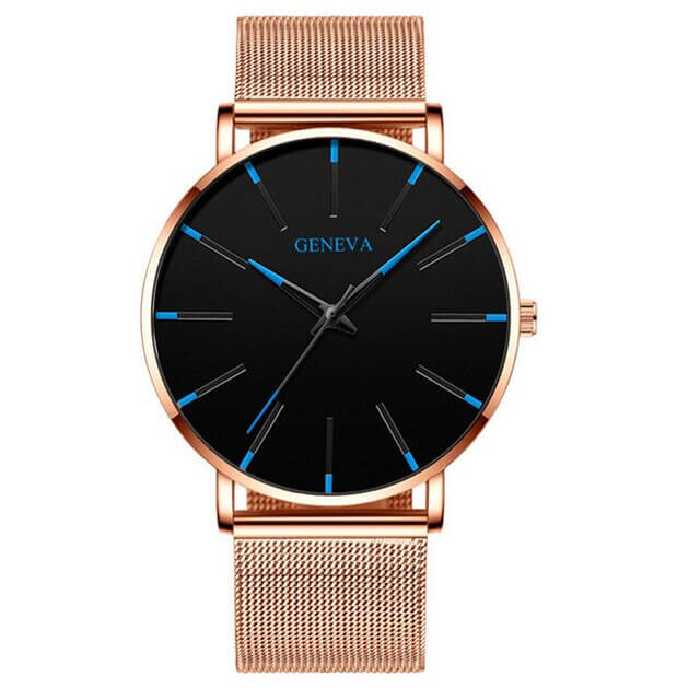 Herren Ultra-dünne Anzugsuhr – Estilo elegante, minimalista y zeitloser