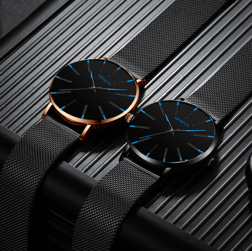 Herren Ultra-dünne Anzugsuhr – Estilo elegante, minimalista y zeitloser
