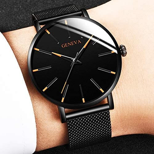 Herren Ultra-dünne Anzugsuhr – Estilo elegante, minimalista y zeitloser