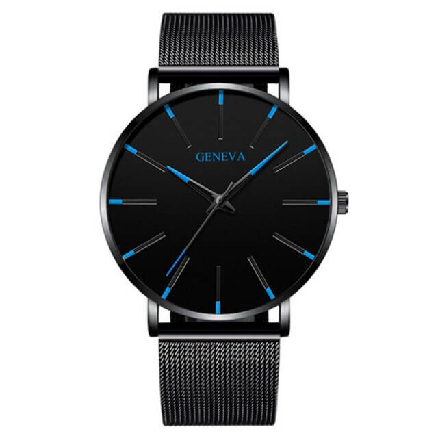 Herren Ultra-dünne Anzugsuhr – Estilo elegante, minimalista y zeitloser