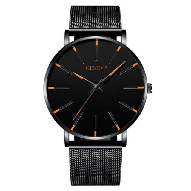 Herren Ultra-dünne Anzugsuhr – Estilo elegante, minimalista y zeitloser
