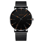 Herren Ultra-dünne Anzugsuhr – Estilo elegante, minimalista y zeitloser
