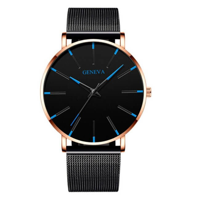 Herren Ultra-dünne Anzugsuhr – Estilo elegante, minimalista y zeitloser