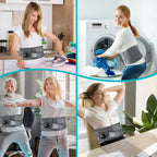Almohadilla térmica y masajeador lumbar inalámbrico unisex