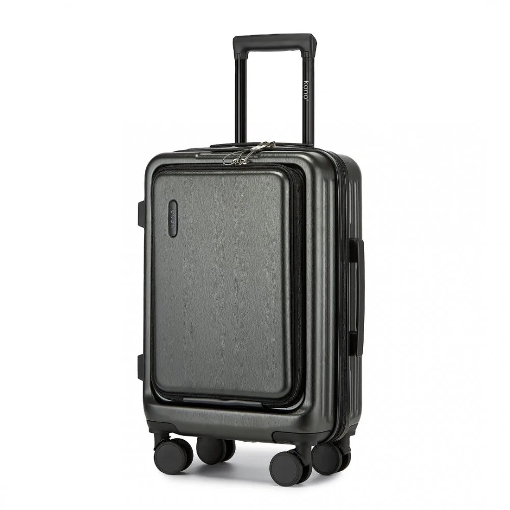 Maleta de viaje rígida unisex con ruedas giratorias