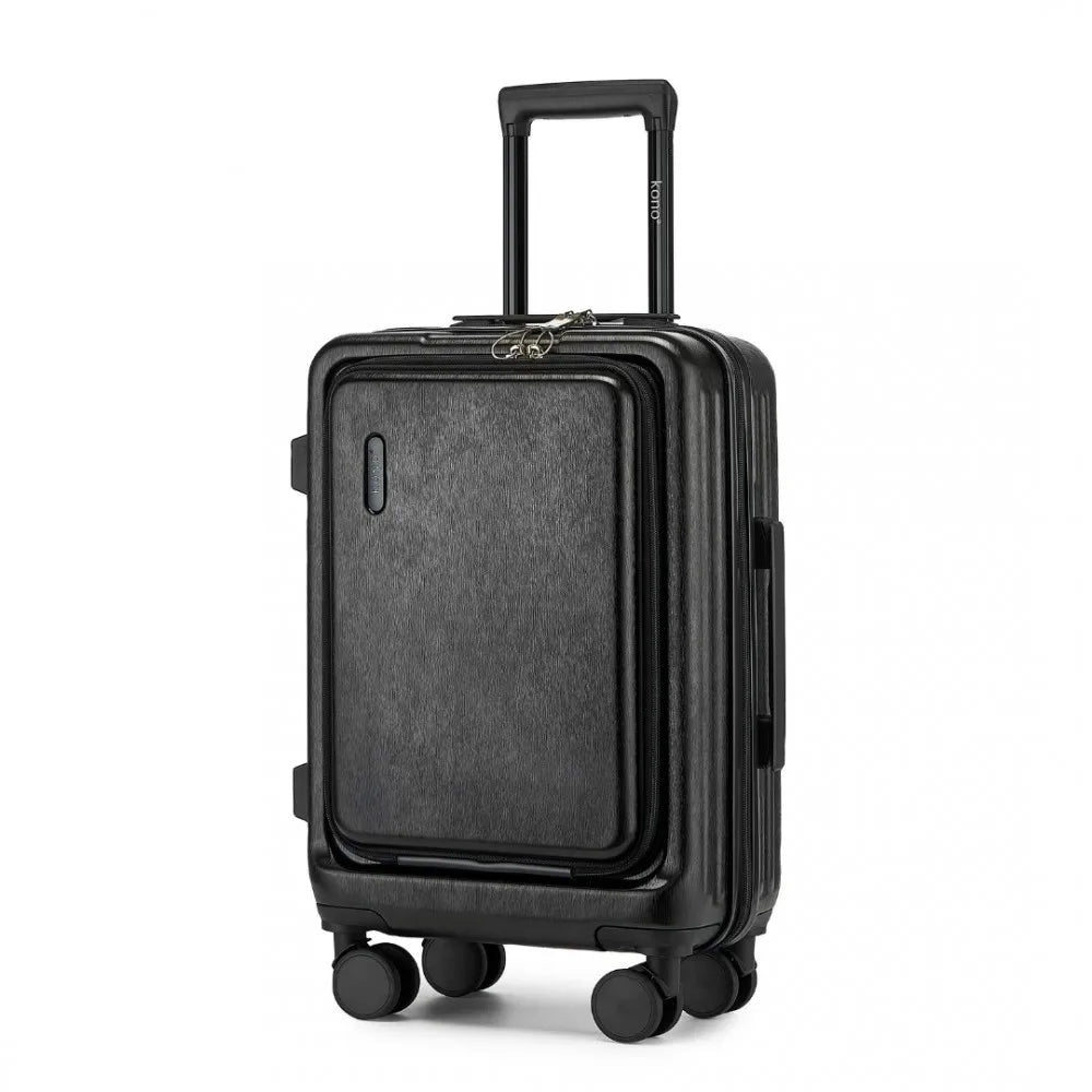 Maleta de viaje rígida unisex con ruedas giratorias