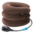 Almohada inflable unisex de soporte para tracción cervical