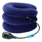 Almohada inflable unisex de soporte para tracción cervical