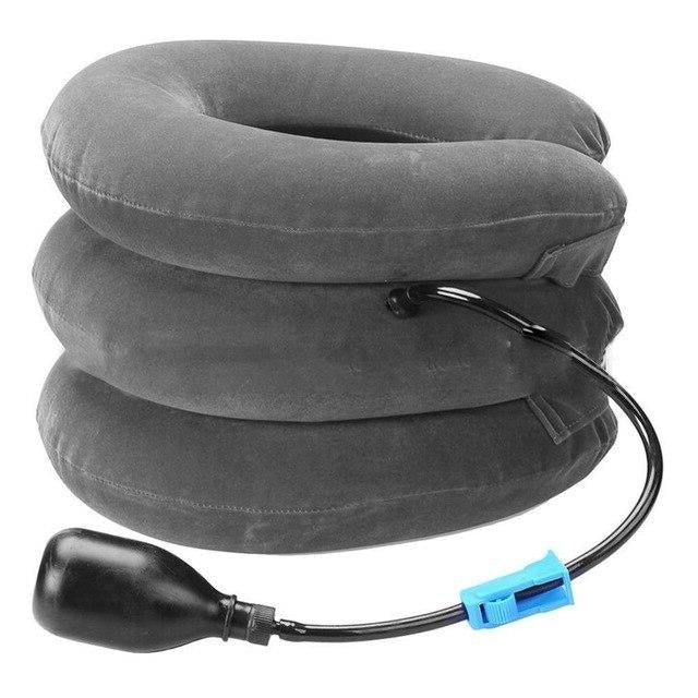 Almohada inflable unisex de soporte para tracción cervical