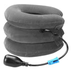 Almohada inflable unisex de soporte para tracción cervical