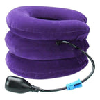 Almohada inflable unisex de soporte para tracción cervical