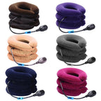 Almohada inflable unisex de soporte para tracción cervical