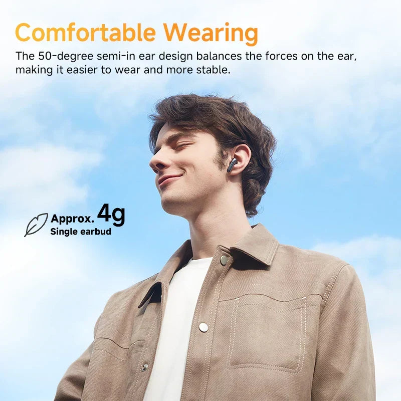 Auriculares inalámbricos unisex con cancelación activa de ruido, audio adaptativo y sonido HD.