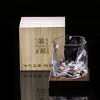 Vaso de whisky japonés Edo Kiriko Crumple Body