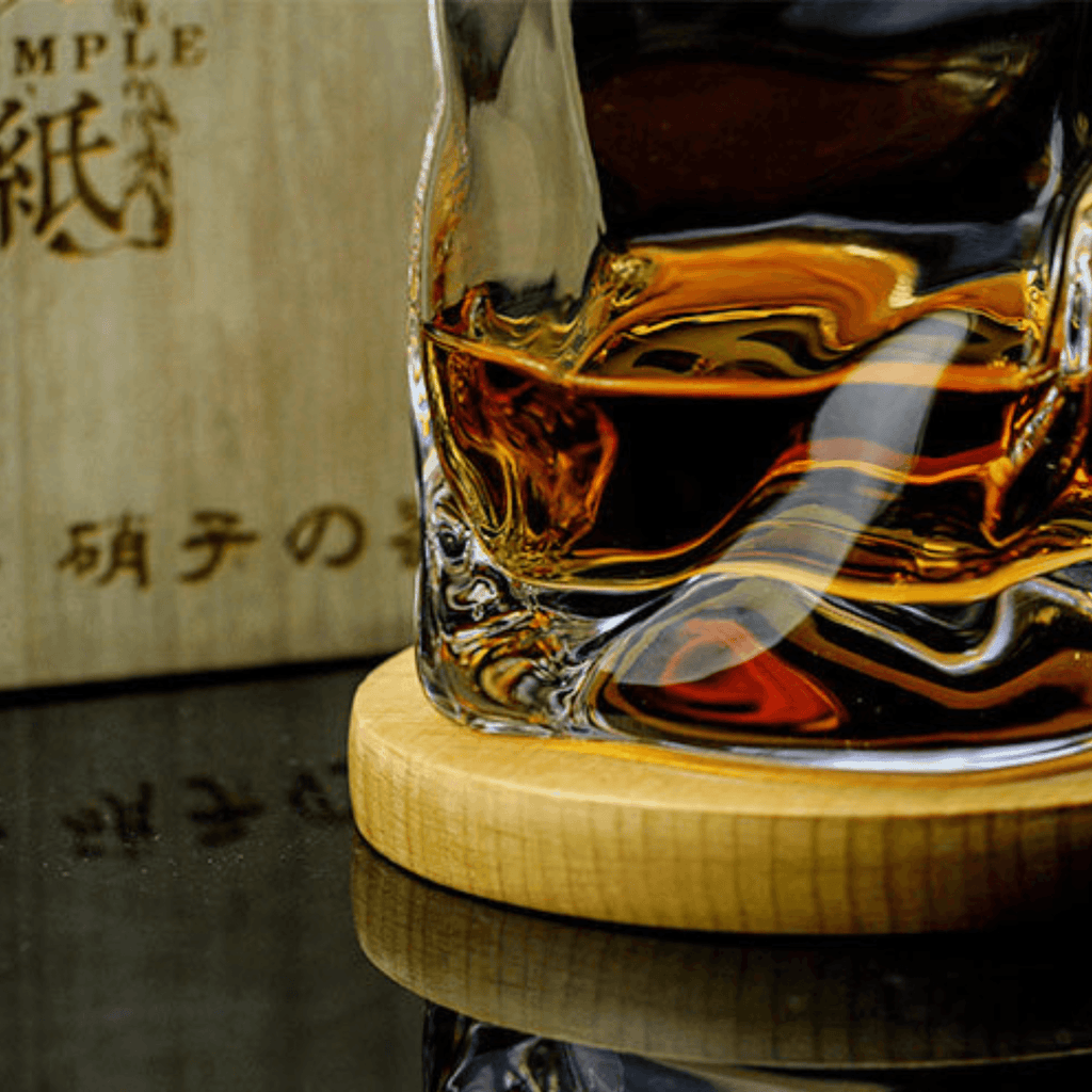 Vaso de whisky japonés Edo Kiriko Crumple Body