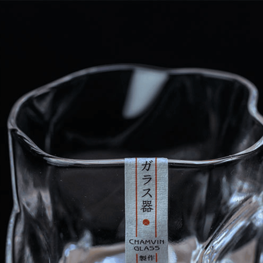Vaso de whisky japonés Edo Kiriko Crumple Body